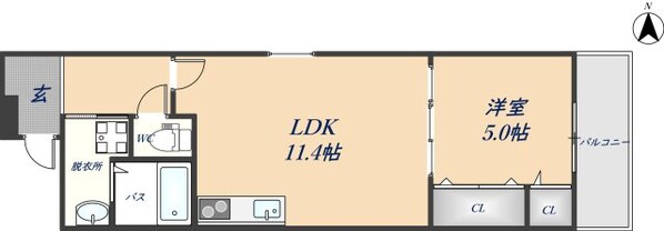 フジパレス花園本町の物件間取画像